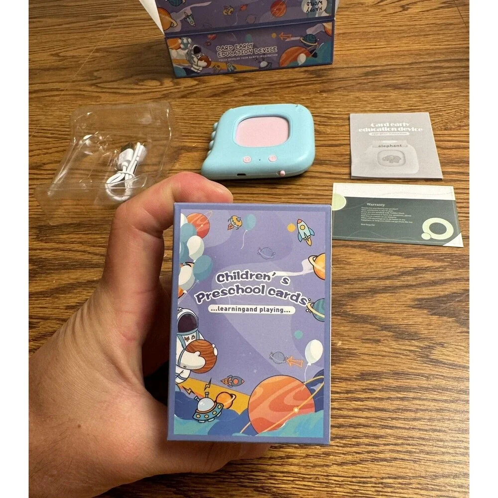 Happy World Card Early‎ Education Device “blue” Fully Develop Baby’s Imagination